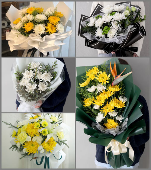 浙江省金华婺城区莘畈乡小坞头村白事花束代送